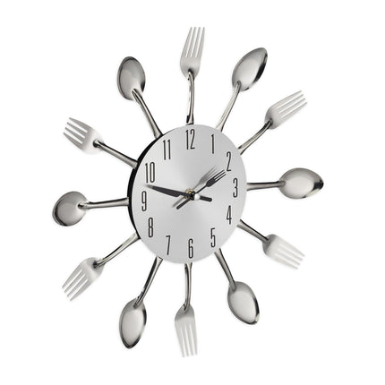 Wall clock cutlery