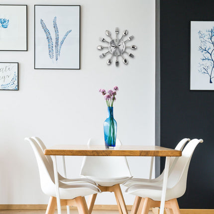 Wall clock cutlery