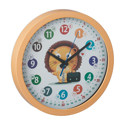 Wall clock for children "Lion