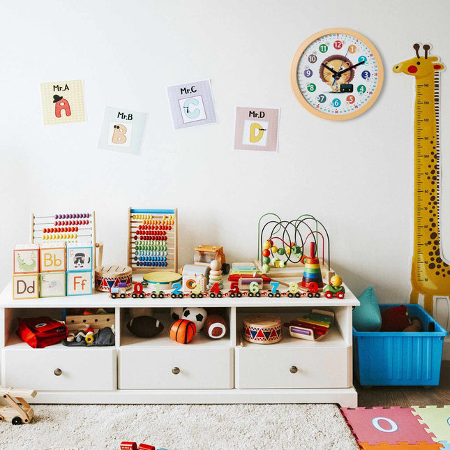 Wall clock for children "Lion