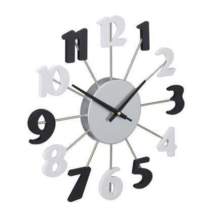 Wall clock without frame