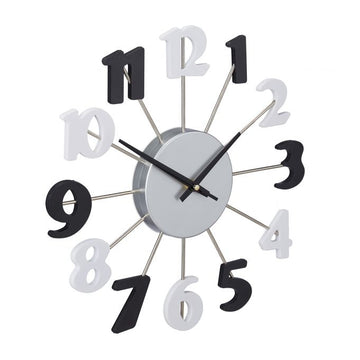 Wall clock without frame