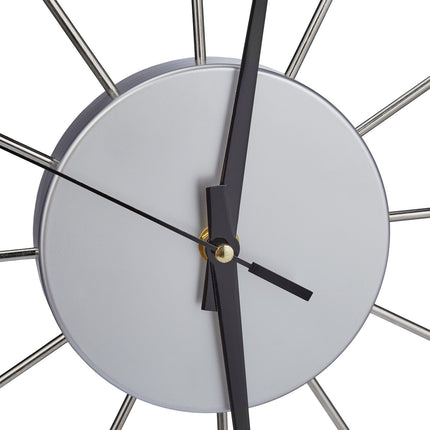 Wall clock without frame