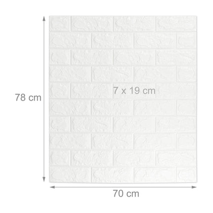 Wall decal set brick, self-adhesive