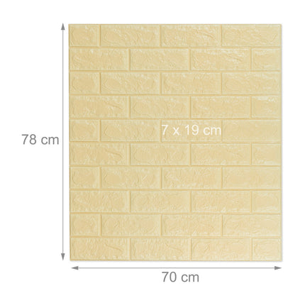 Wall decal set brick, self-adhesive
