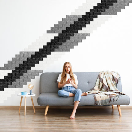 Wall decal set brick, self-adhesive