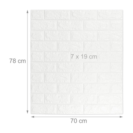 Wall decal set brick, self-adhesive