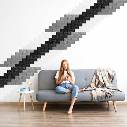 Wall decal set brick, self-adhesive