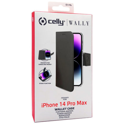 Wallet Case iPhone 14 Pro Max Black