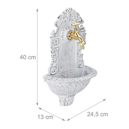 Wall fountain in antique style