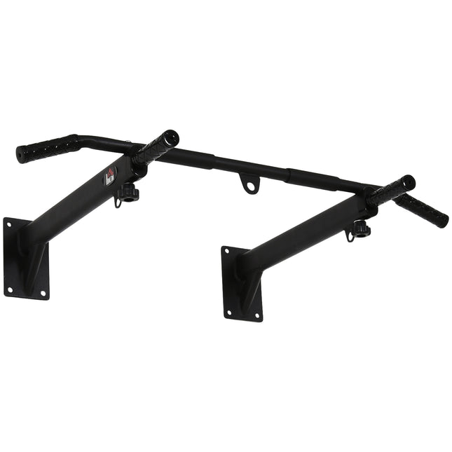Wall-mounted Pull-Up Bar with loops for punching bag, steel