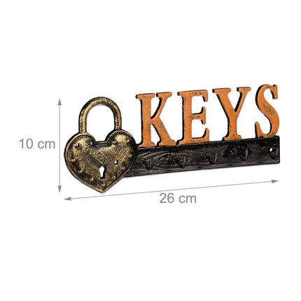 Wall mounted key holder
