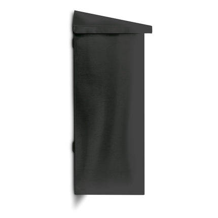 Wall-mounted mailbox black
