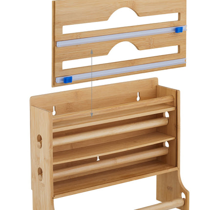 Wall-mounted roll holder