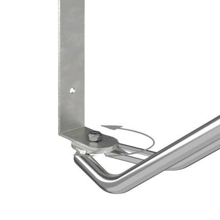 Wall-mounted swivel bike rack set