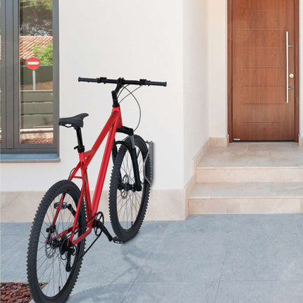 Wall-mounted swivel bike rack set