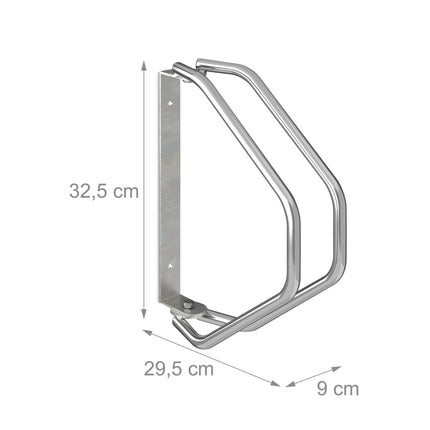 Wall-mounted swivel bike rack set