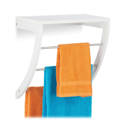 Wall-mounted towel rail