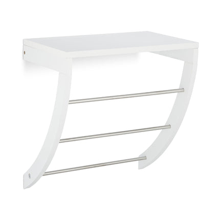 Wall-mounted towel rail