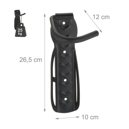 Wall mount for bicycles - set of 2