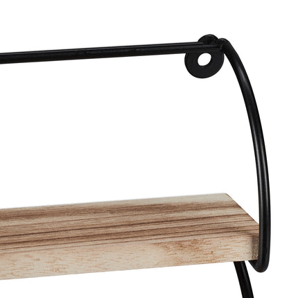 Wall shelf industrial style 2 shelves