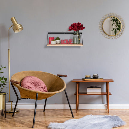 Wall shelf industrial style