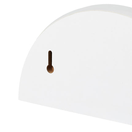 Wall shelf set of 3 white