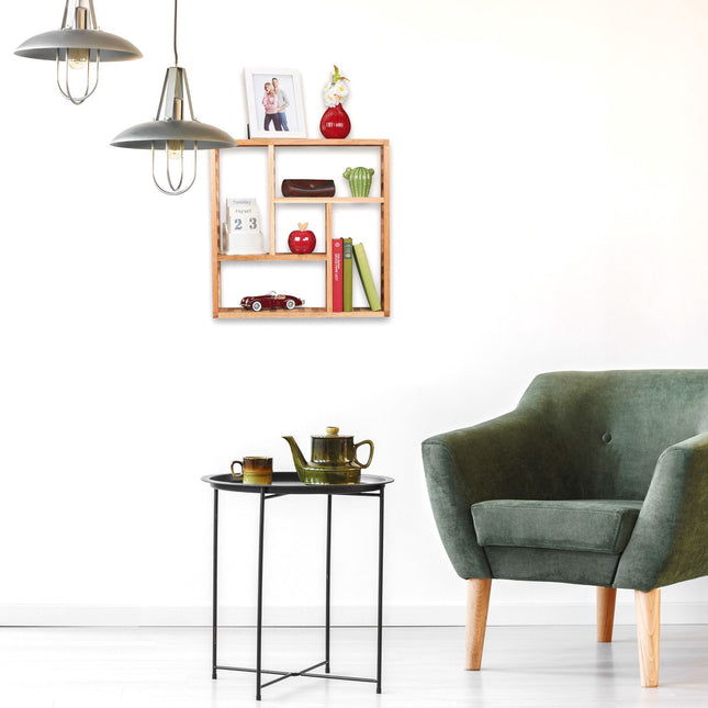 Wall shelf walnut