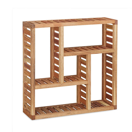 Wall shelf with 5 compartments