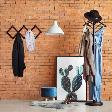 Wall shelf wood foldable