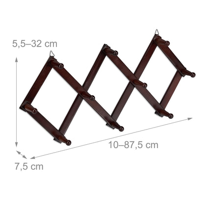 Wall shelf wood foldable