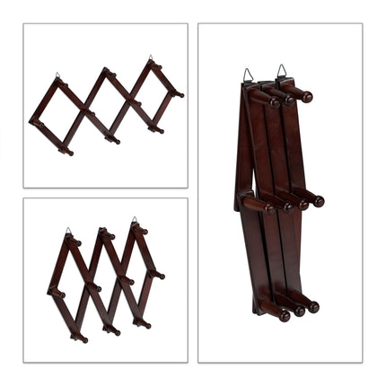 Wall shelf wood foldable