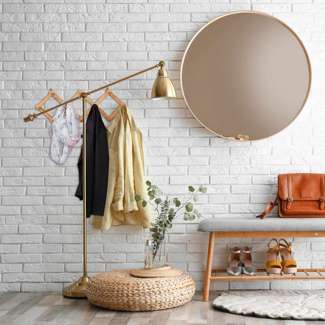 Wall shelf wood foldable