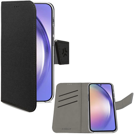 Wally Wallet Case Galaxy A55 5G Black