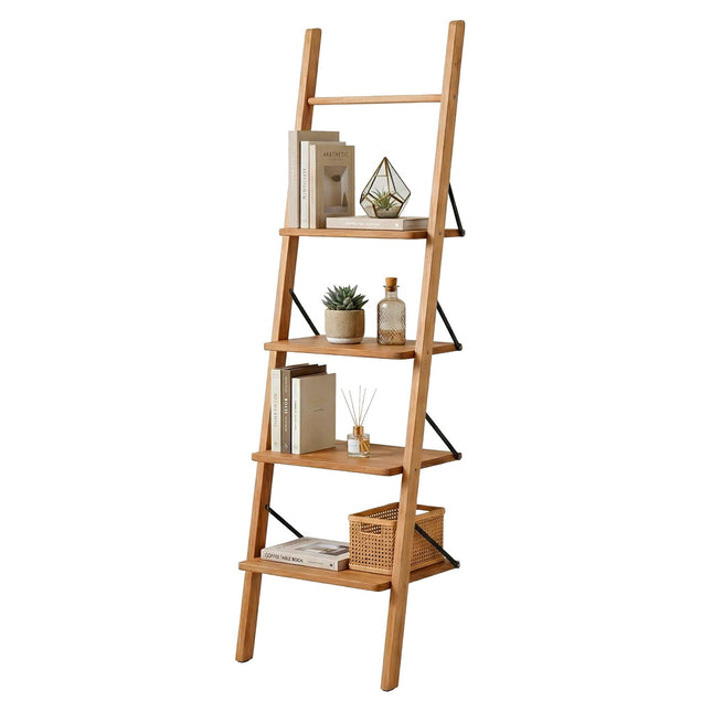 Ladderplank van walnoothout, 4-laags, schuin ontwerp, 180 cm