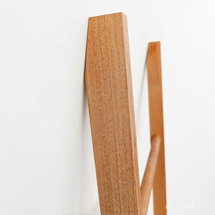 Walnut Ladder Shelf, 5-Tier, Natural Finish, 189 cm