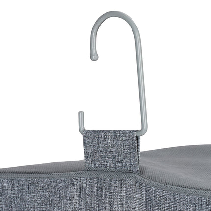 Wardrobe Hanging Organizer, 3 Compartments, Set of 2