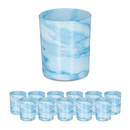 Warm light holder blue set of 12