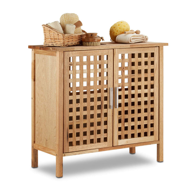 Washbasin cabinet walnut