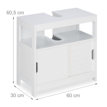 Washbasin cabinet white