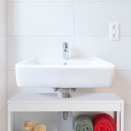 Washbasin cabinet white