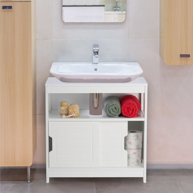 Washbasin cabinet white