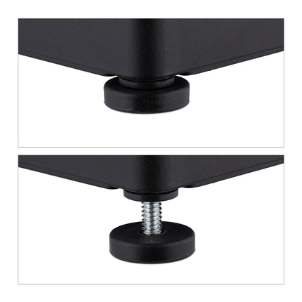 Washbasin shelf with 2 shelves
