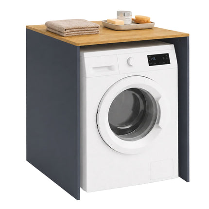 Washer Cabinet, Anthracite, Engineered Wood, 88x68x60 cm