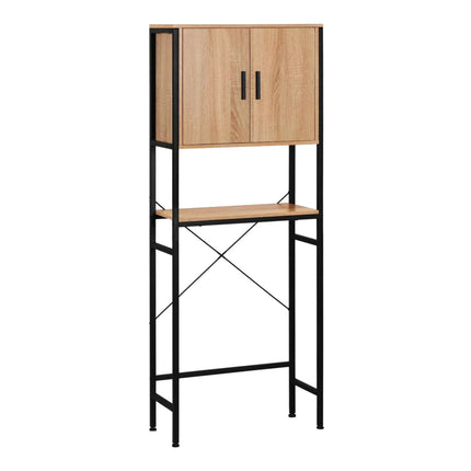 Washer Cabinet with Doors, Wood-Effect Finish, MDF & Metal