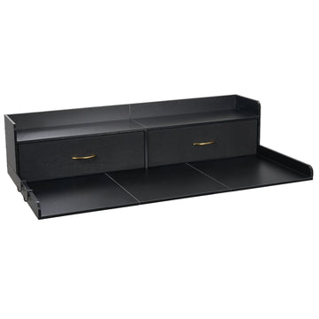 Washer Dryer Countertop 137 x 69.9 cm, 2 Drawers, Shelf