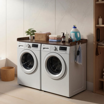 Washer Dryer Countertop 137 x 69.9 cm, Edge, Hooks