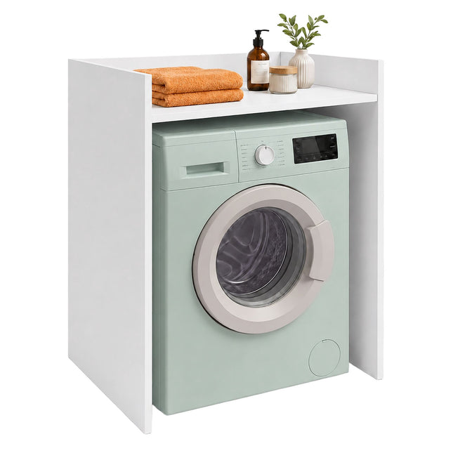 Washing Machine Over-Cabinet, Engineered Wood, White