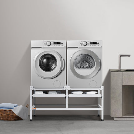 Washing Machine Pedestal, 590 lb, Carbon Steel, 48.5x25 in