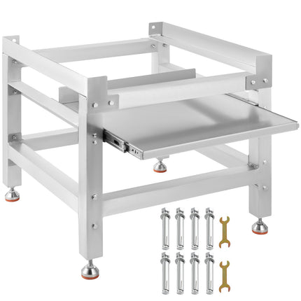 Washing Machine Stand 121.9x63.5 cm, Aluminum, Adjustable Feet